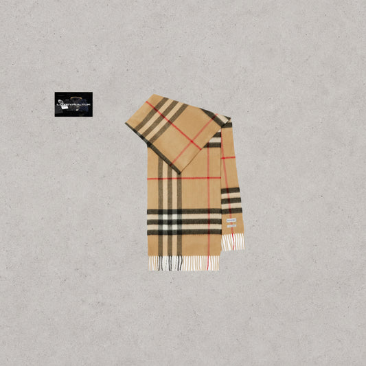 Burberry Check Cashmere Scarf